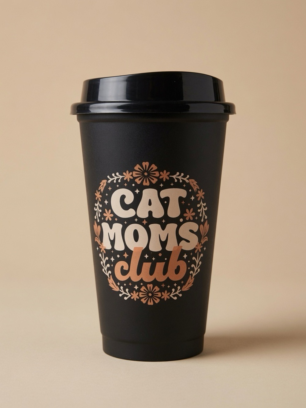 NWT CatLadyBox Cat Moms Club Travel Mug/Coffee Tumbler